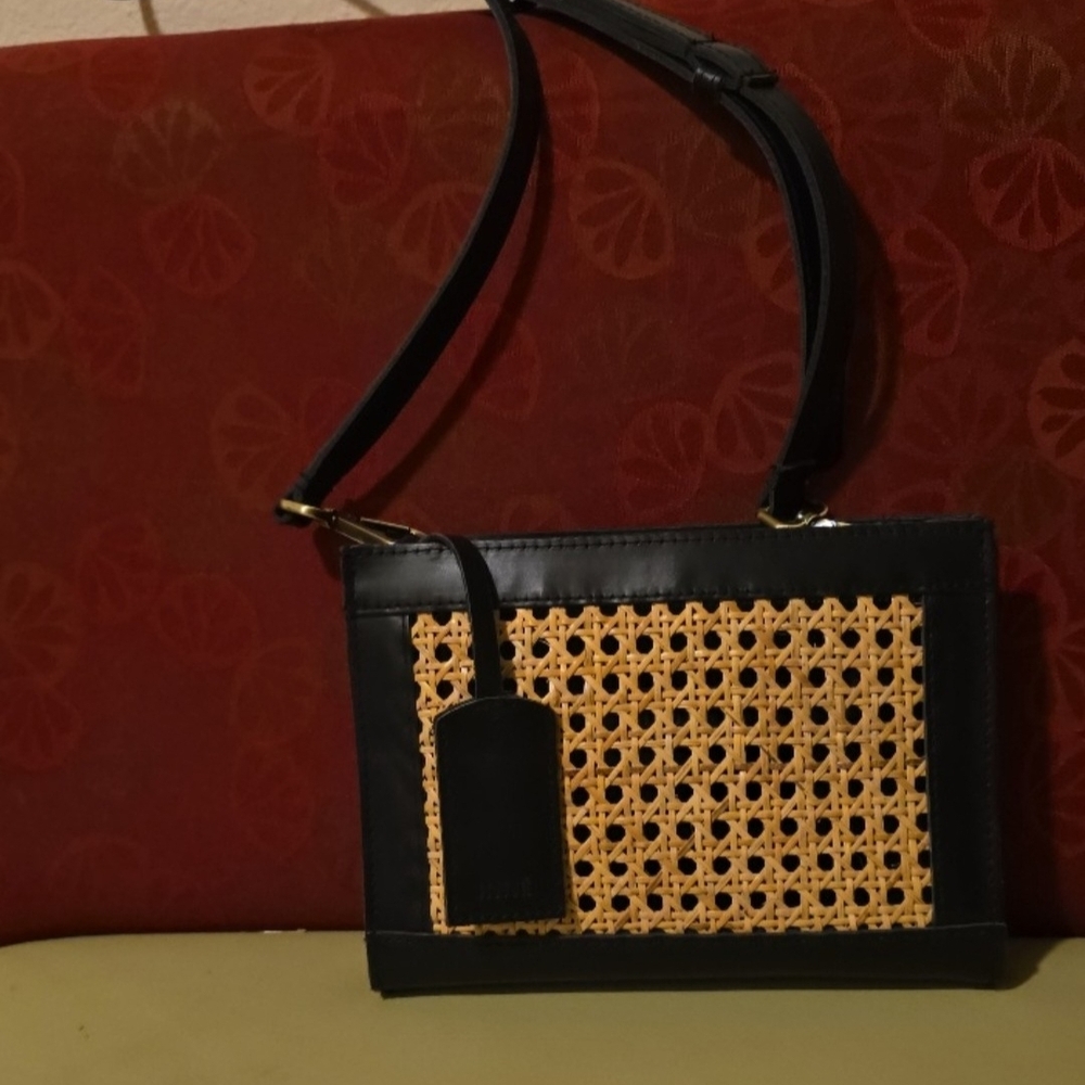 Chic Black and Tan Shoulder Bag
